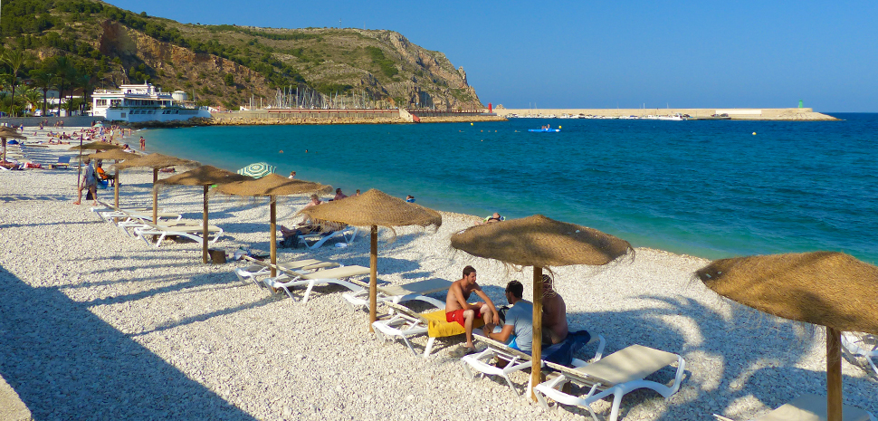 La Grava beach in Jávea