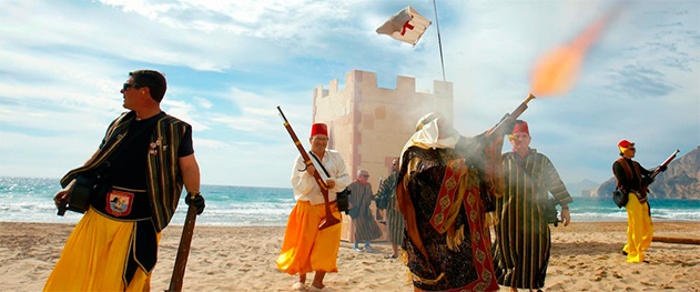 Turismo Calpe - Desembarco de moros en la Fossa. Turismo Calpe - Desembarco de moros en la Fossa.
