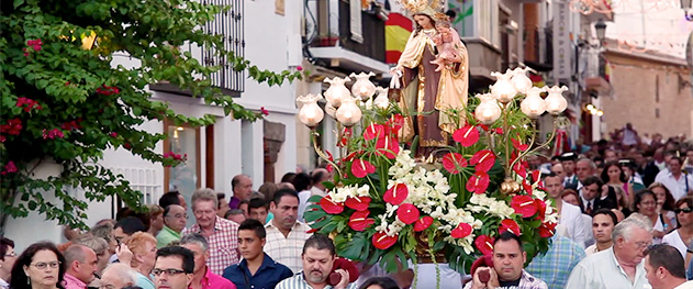 Abahana Villas - Fiestas patronales de Moraira. Abahana Villas - Fiestas patronales de Moraira.