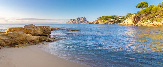 Turismo Benissa - Atardecer en las calas de Benissa. Turismo Benissa - Atardecer en las calas de Benissa.