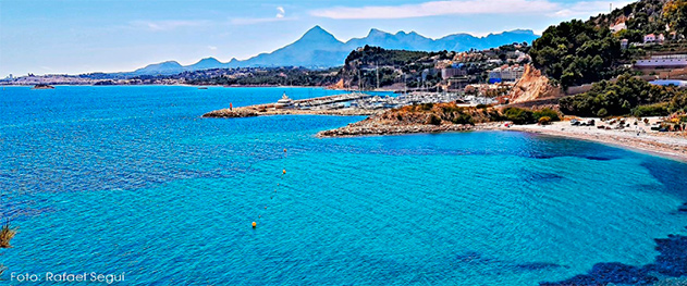 Turismo Altea - Vista de la costa de Altea. Turismo Altea - Vista de la costa de Altea.