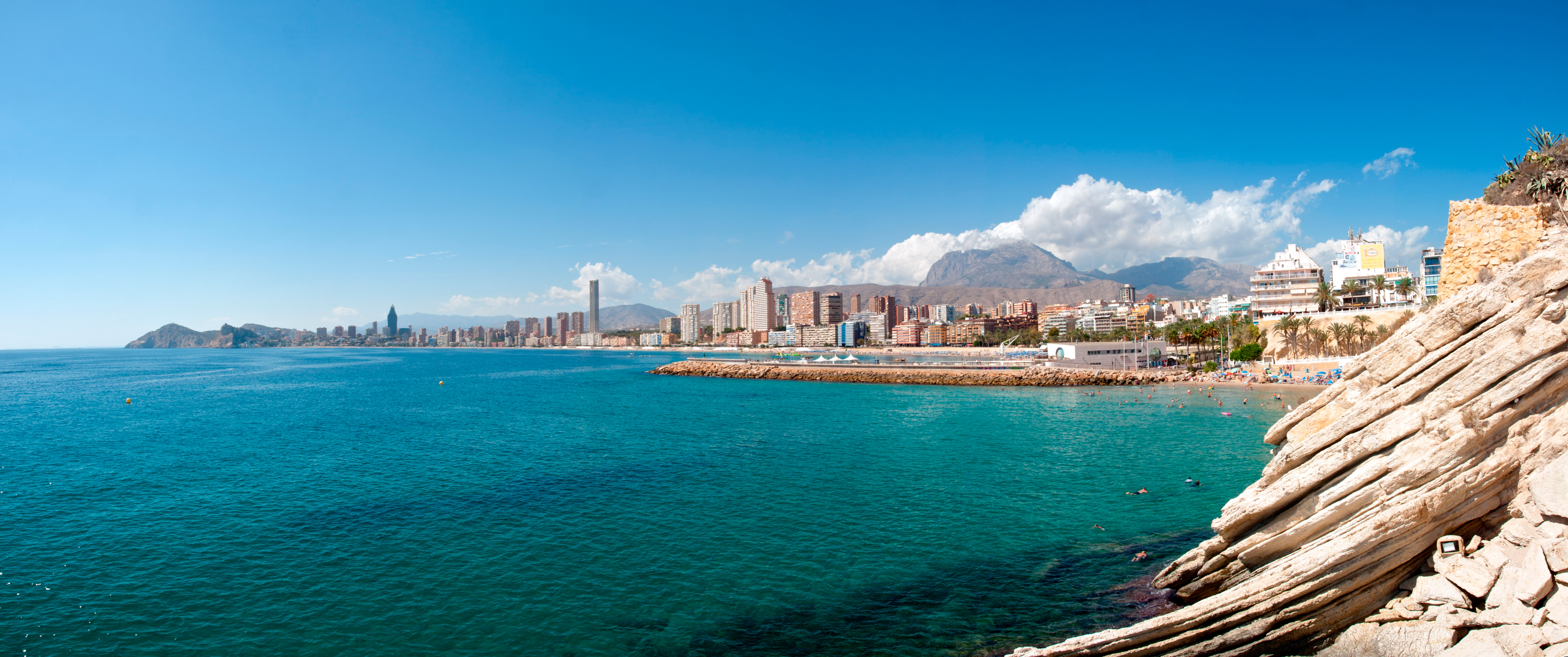 Turismo Benidorm - Cala de Almadrava. Turismo Benidorm - Cala de Almadrava.
