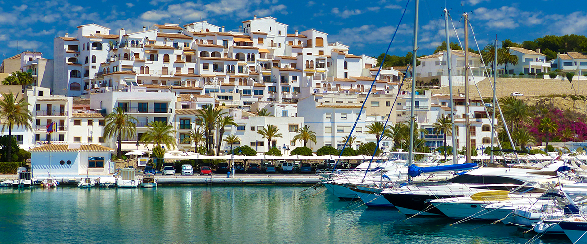 Abahana Villas - View of the Fort of Moraira from the harbor. Abahana Villas - View of the Fort of Moraira from the harbor.