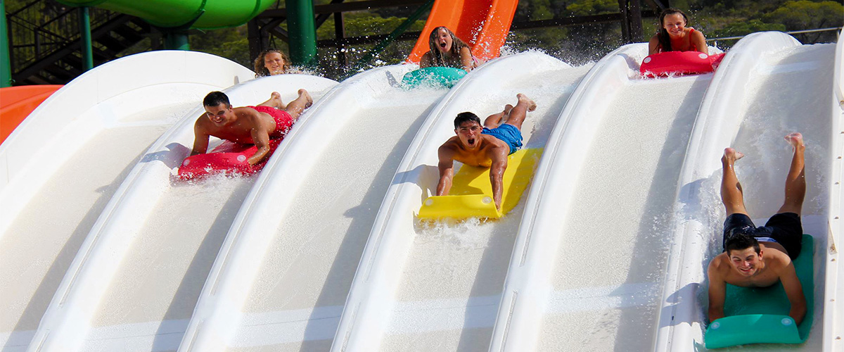 Aqualandia - Toboggan aquatique Splash d'Aqualandia à Benidorm. Aqualandia - Toboggan aquatique Splash d'Aqualandia à Benidorm.